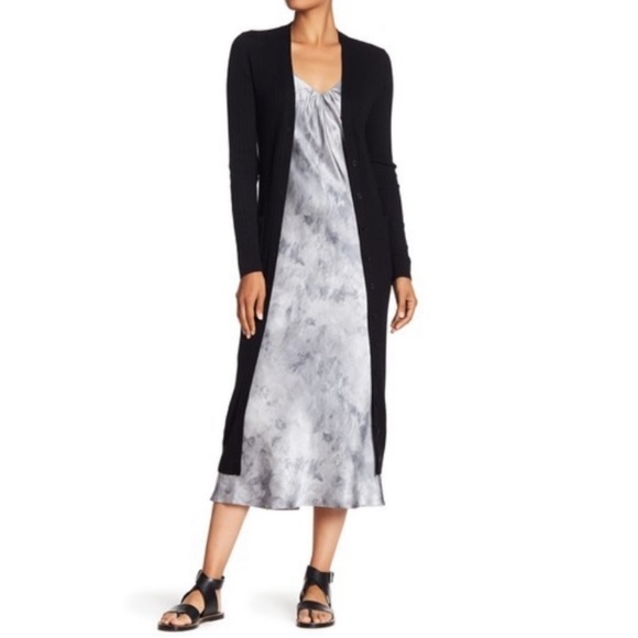 vince long cardigan sweater